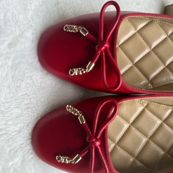 Michael Kors Women’s Ballet Flats Red - Picture 3 of 11